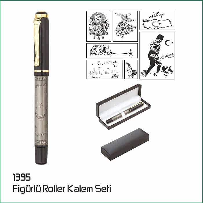 1395 Figürlü Roller Kalem Seti