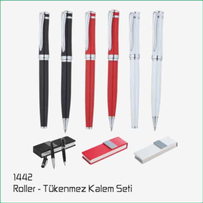 1442 Roller - Tükenmez Kalem Seti