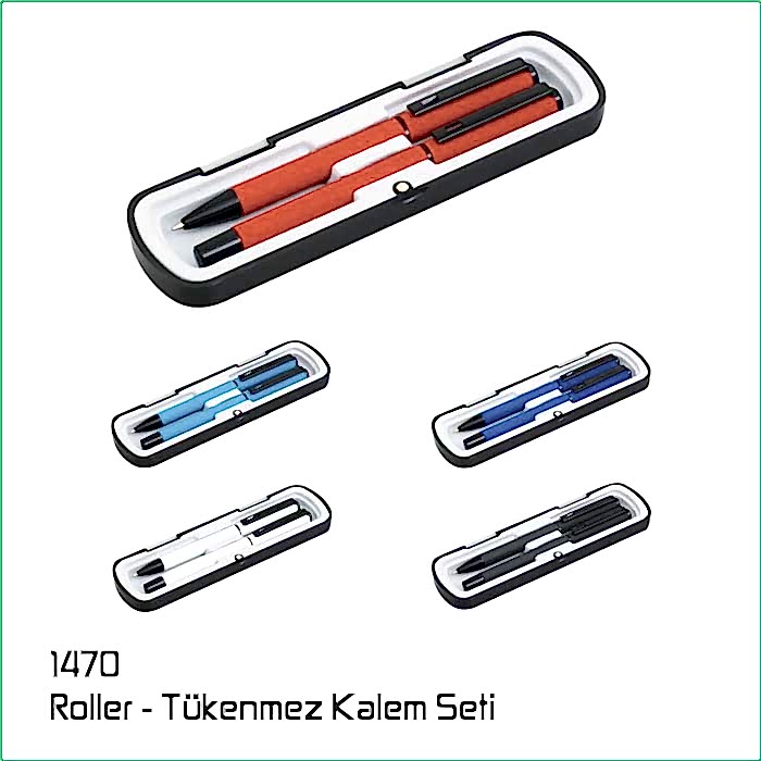 1470 Roller - Tükenmez Kalem Seti
