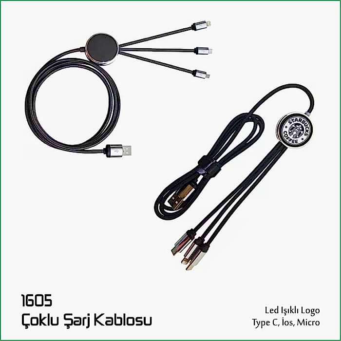 1605 Çoklu Şarj Kablosu