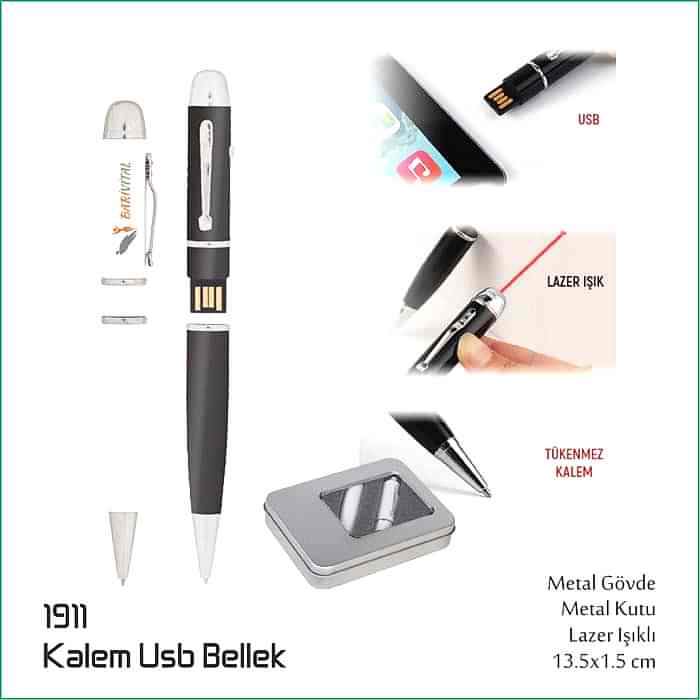 1911 Kalem USB Bellek