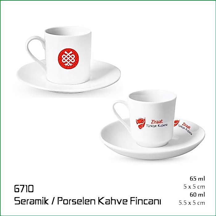 6710 Seramik / Porselen Kahve Fincanı