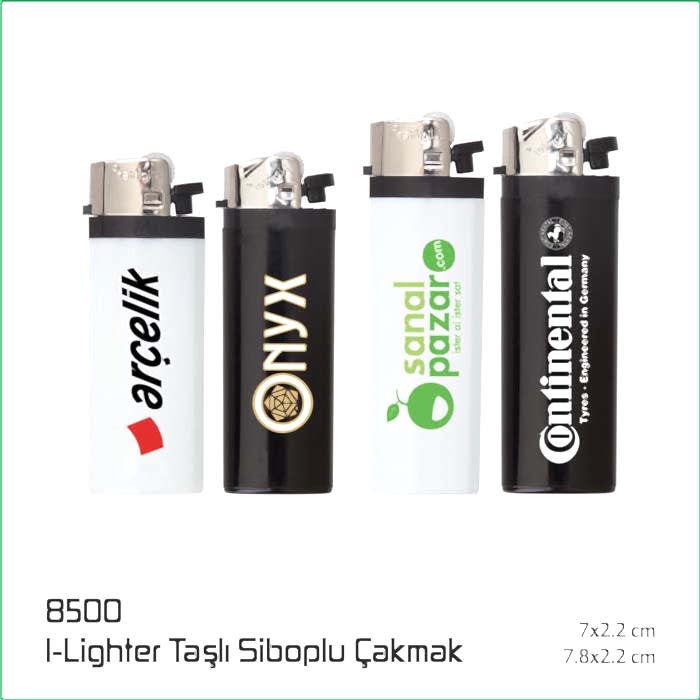8500 I-Lighter Taşlı Siboplu Çakmak
