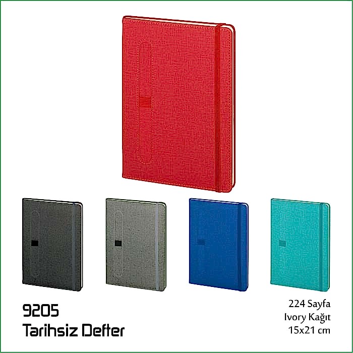 9205 Tarihsiz Defter