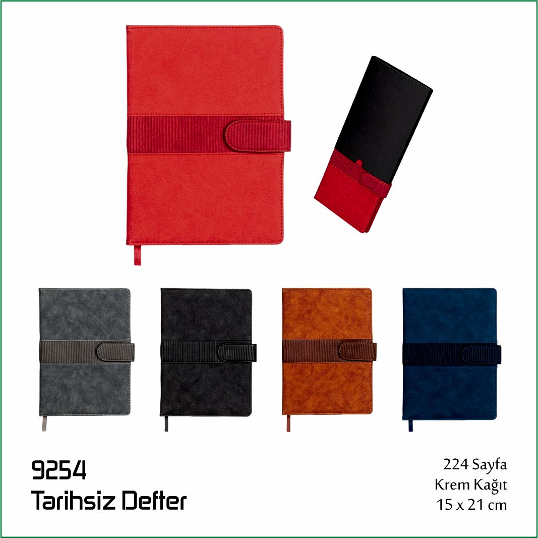 9254 Tarihsiz Defter