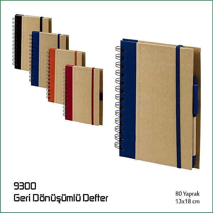 9300 Geri Dönüşümlü Defter