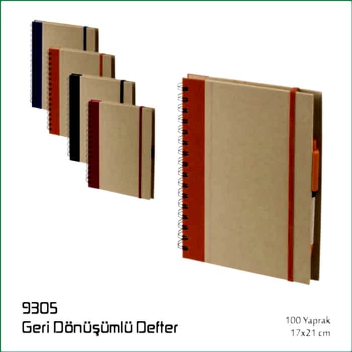 9305 Geri Dönüşümlü Defter