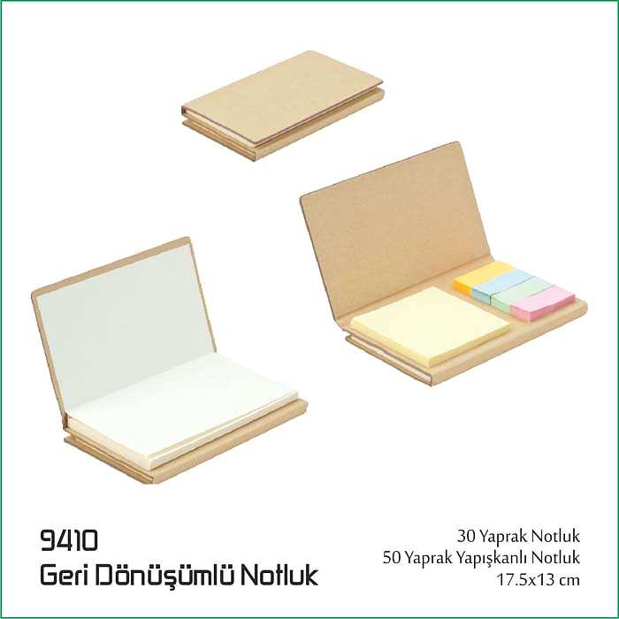 9410 Geri Dönüşümlü Notluk