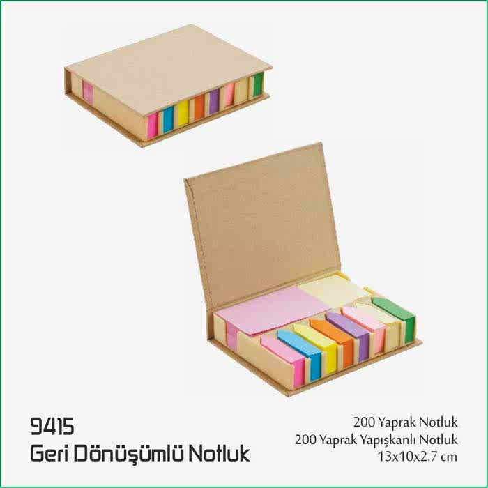 9415 Geri Dönüşümlü Notluk