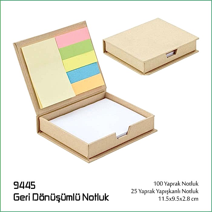 9445 Geri Dönüşümlü Notluk
