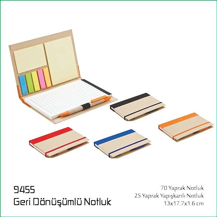 9455 Geri Dönüşümlü Notluk