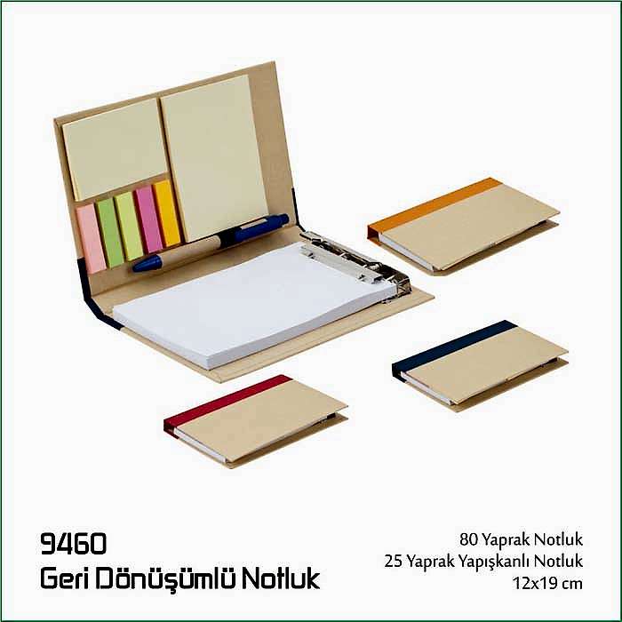 9460 Geri Dönüşümlü Notluk