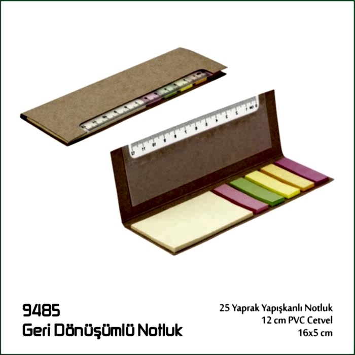 9485 Geri Dönüşümlü Notluk